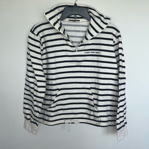 1/4 zip breton striped sweatshirt from Le Mont St-Michel S/M